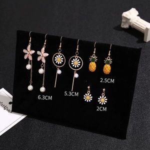 4  pairs / selected drop earrings set